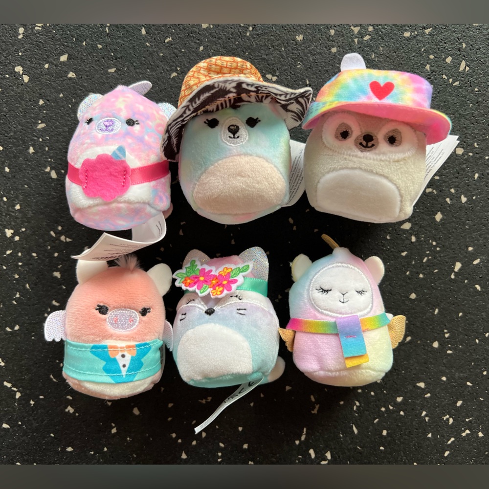 Squishville Set of 6 - Assorted Series NWT